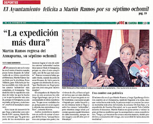 La Voz de Zamora. Semana del 14 al 20 de Mayo de 2010