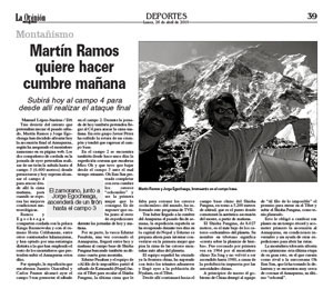 La Opinión de Zamora. 26 de Abril de 2010